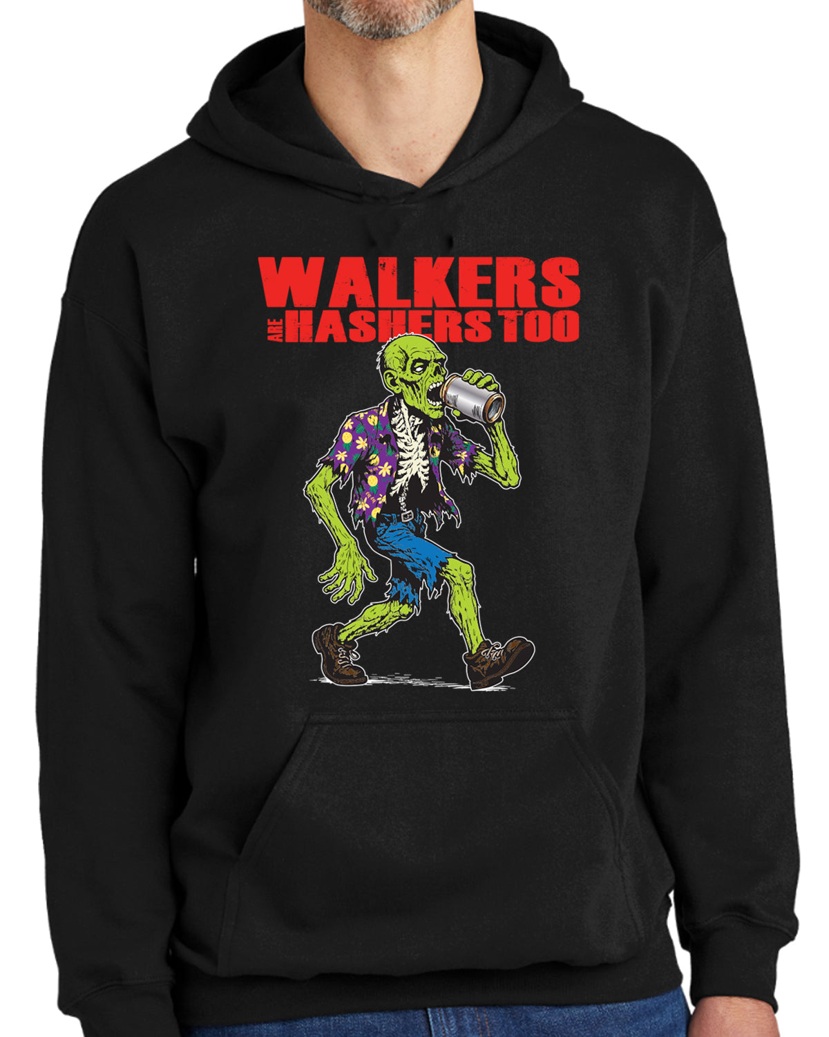 Walkers are Hashers Pullover Hoodie