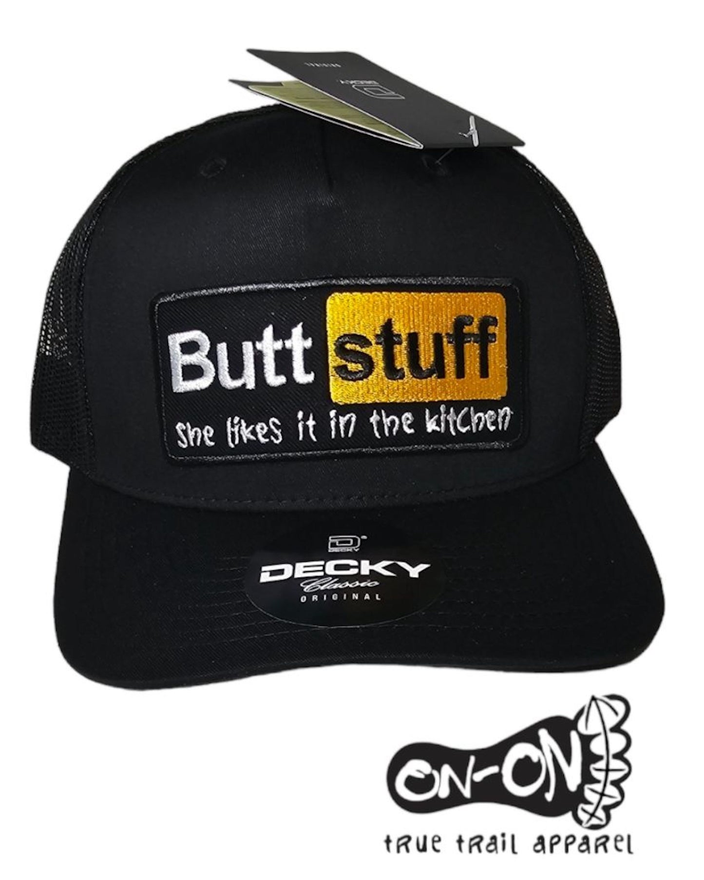 Butt Stuff Embroidered Patch Trucker Hat