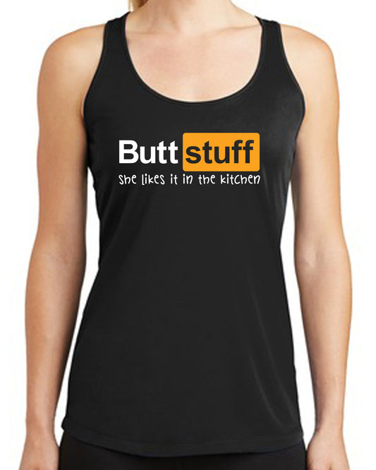 Butt Stuff Ladies Sport-Tek Racerback Tank