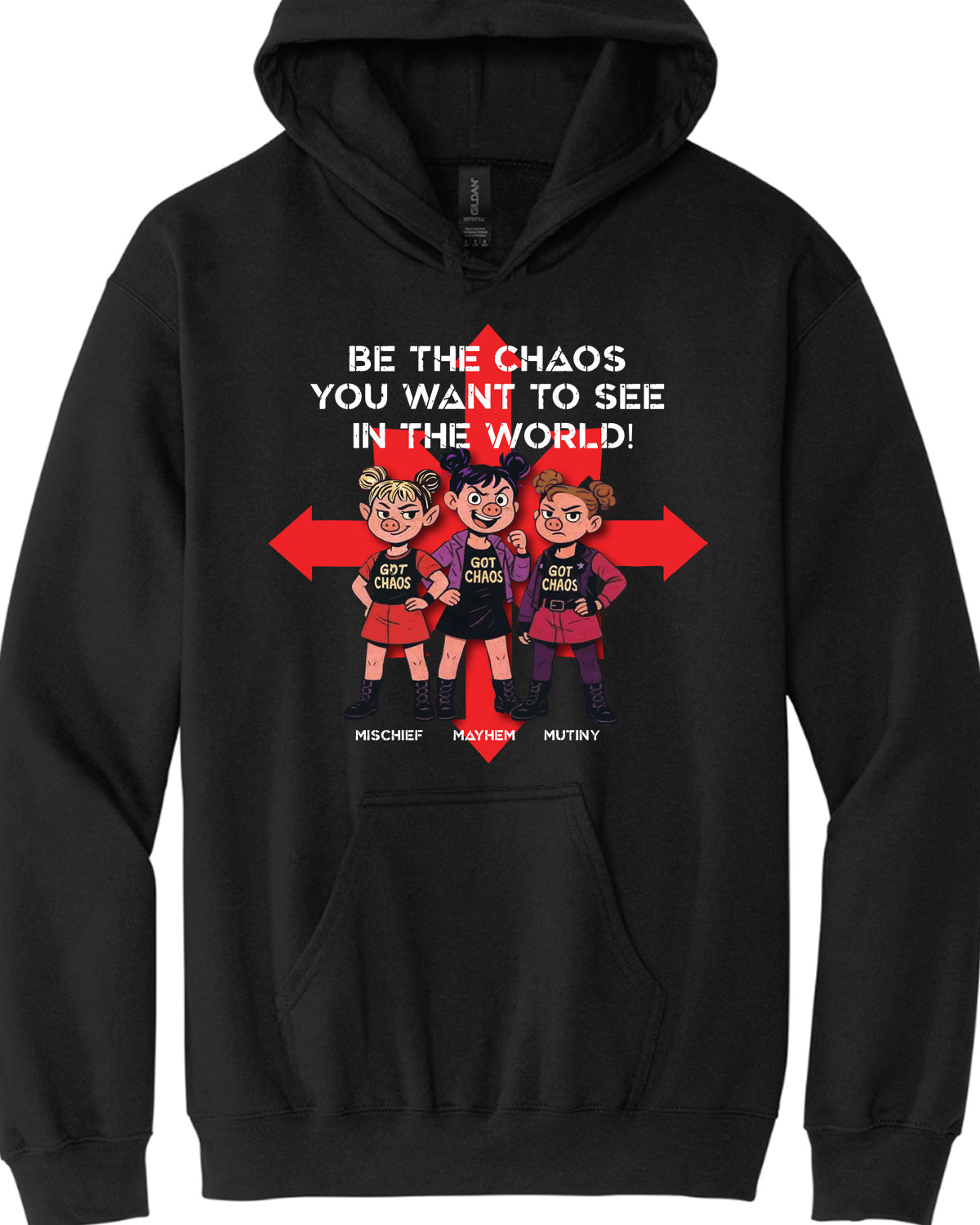 Be Chaos Pullover Hoodie