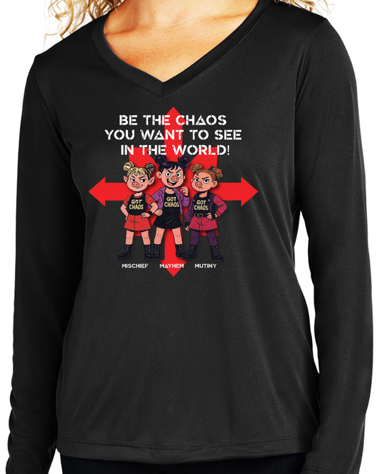 Be Chaos Ladies V LS