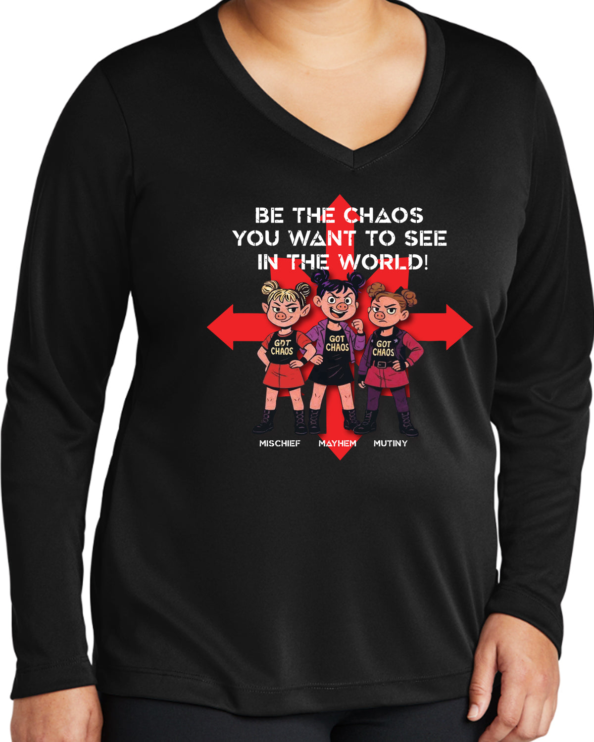Be Chaos Ladies V LS