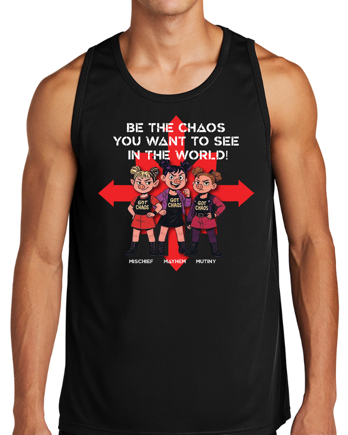 Be Chaos Men's Tank