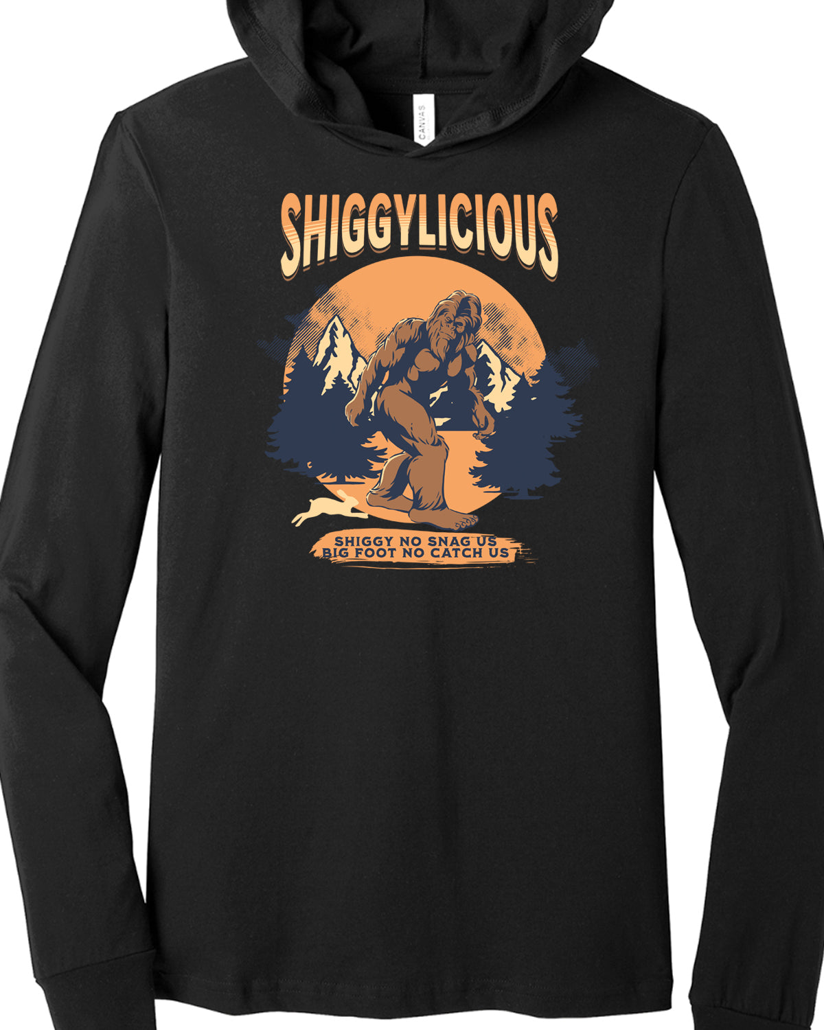 Shiggylicious BIG FOOT Airlume T-shirt Hoodie