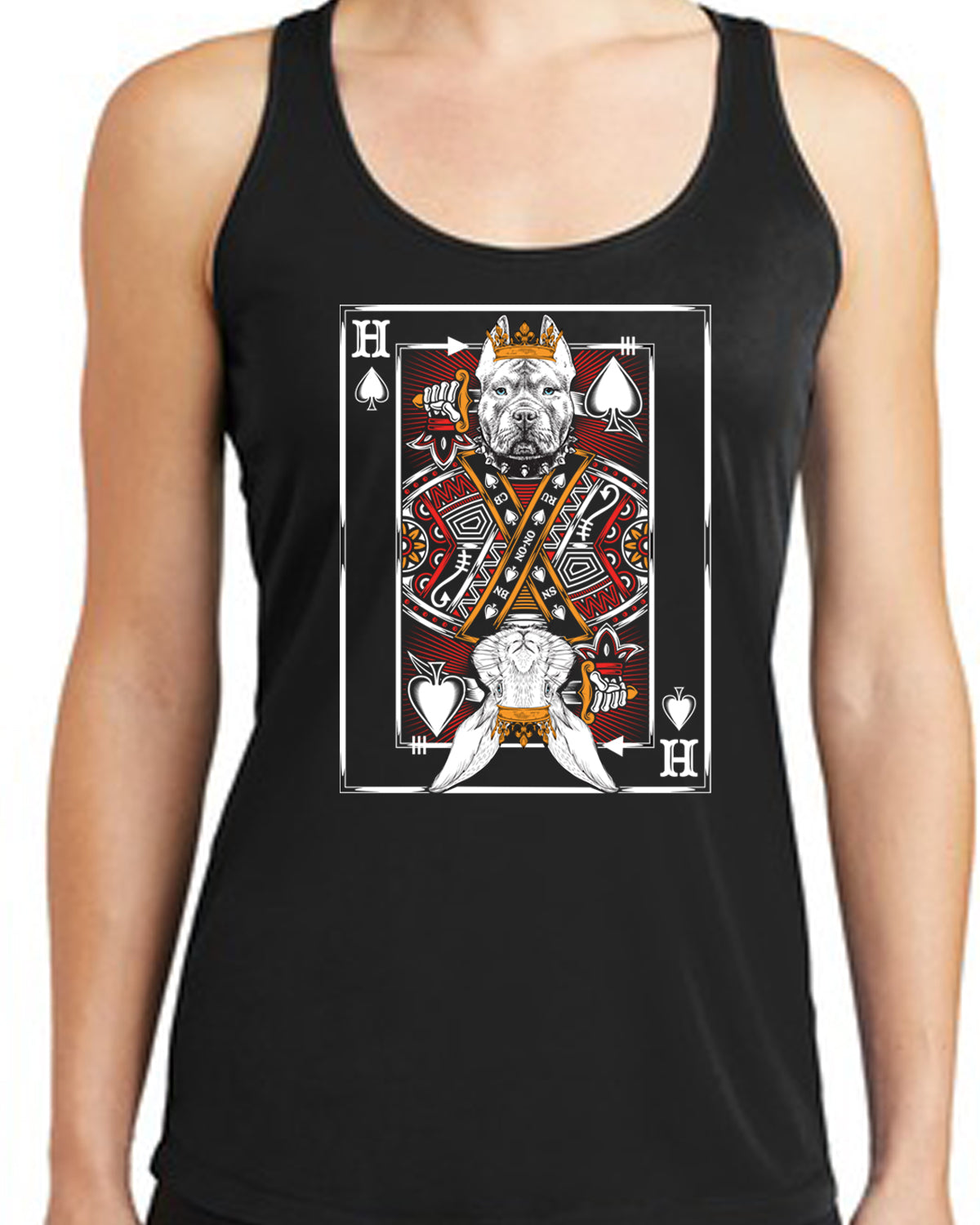 Playing Card Ladies' Tank