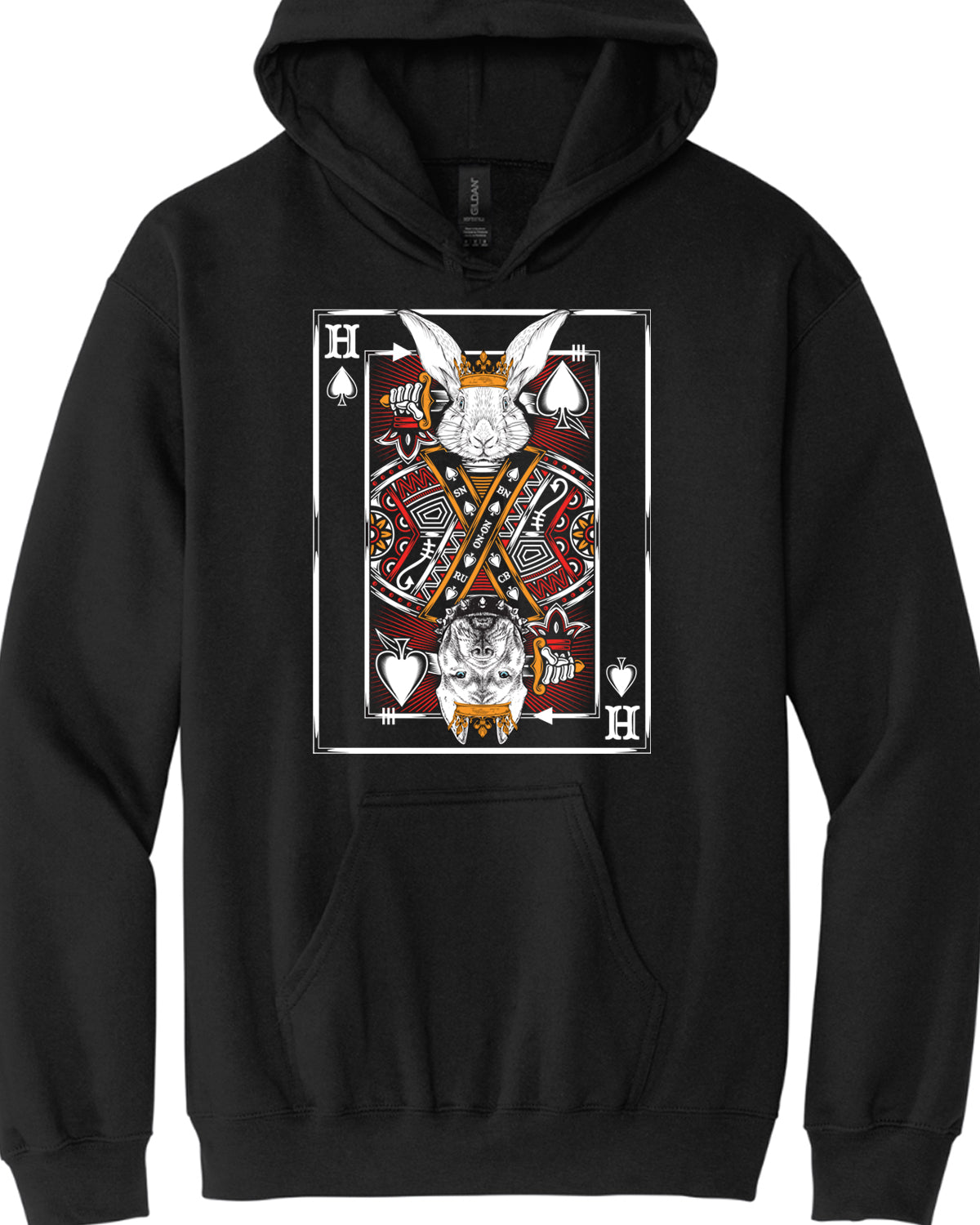 Playing Card Pullover Hoodie