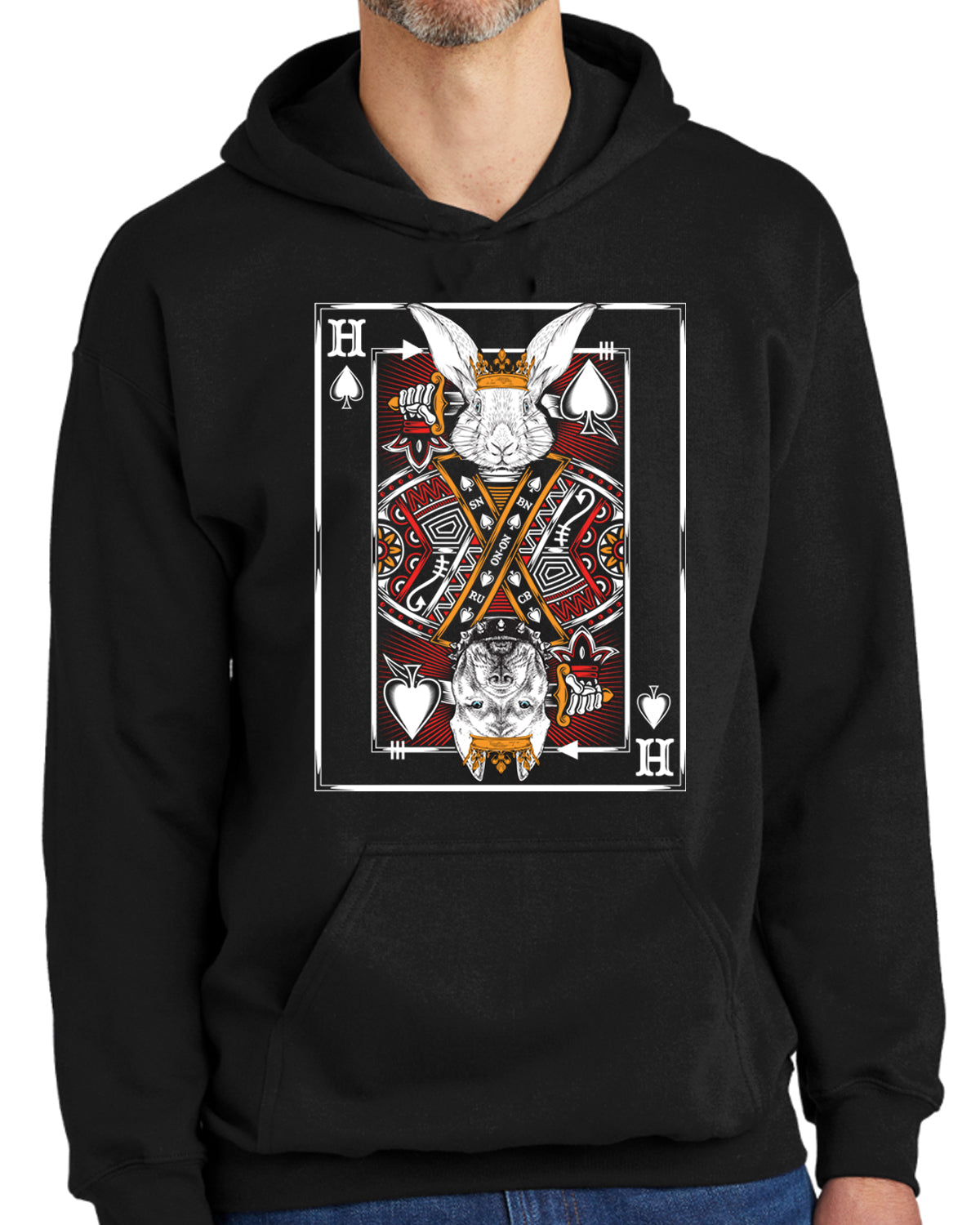 Playing Card Pullover Hoodie