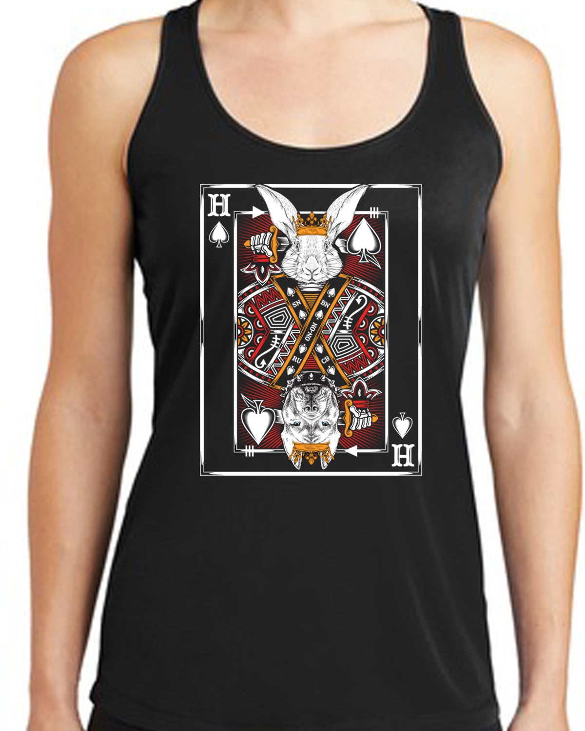 Playing Card Ladies' Tank