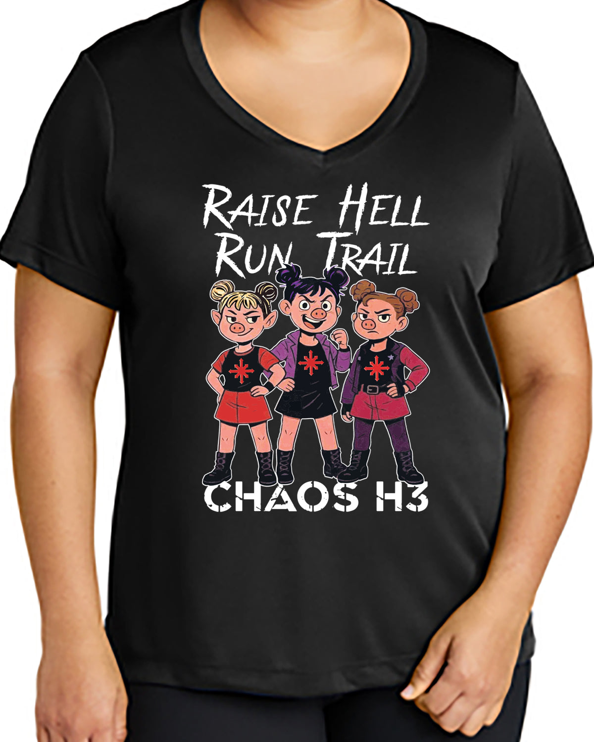 Raise Hell Chaos Ladies V SS