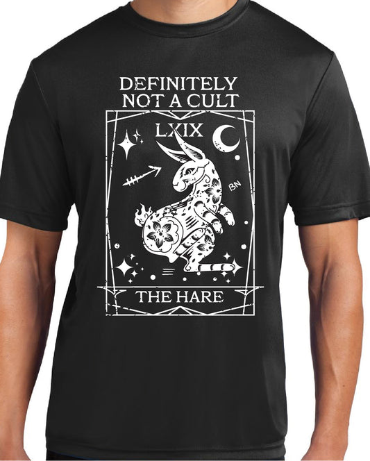 The HARE Tarot - Not a Cult Sport-Tek Performance Tee - Short Sleeve