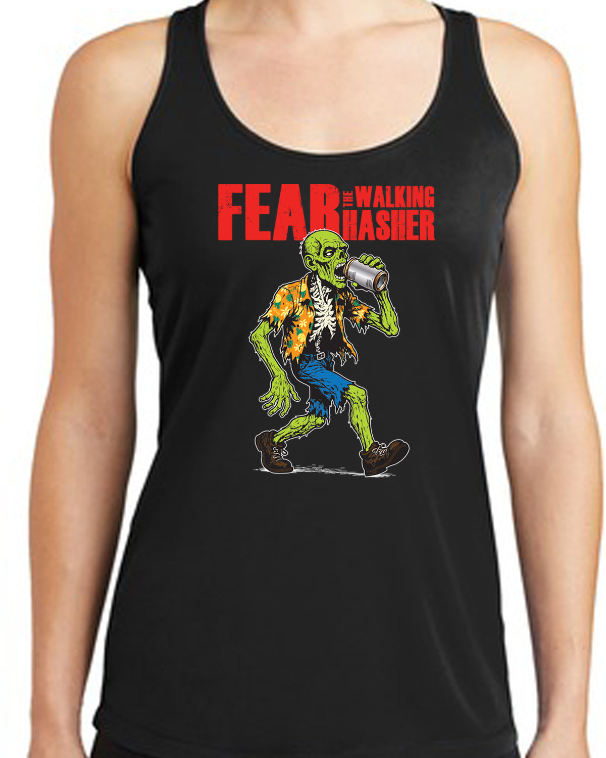 Fear the Walking Hasher Ladies' Tank