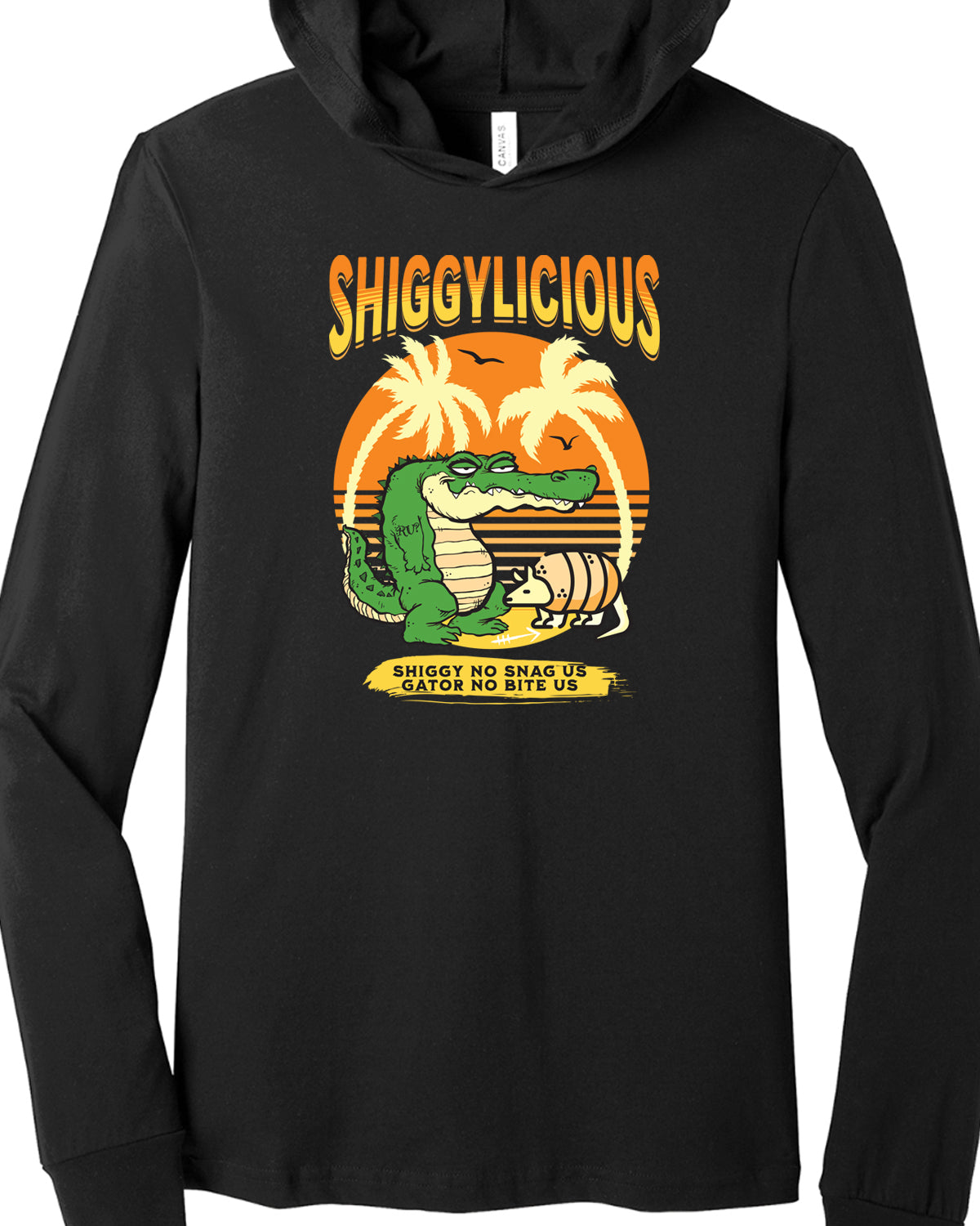 Shiggylicious GATOR Airlume T-shirt Hoodie