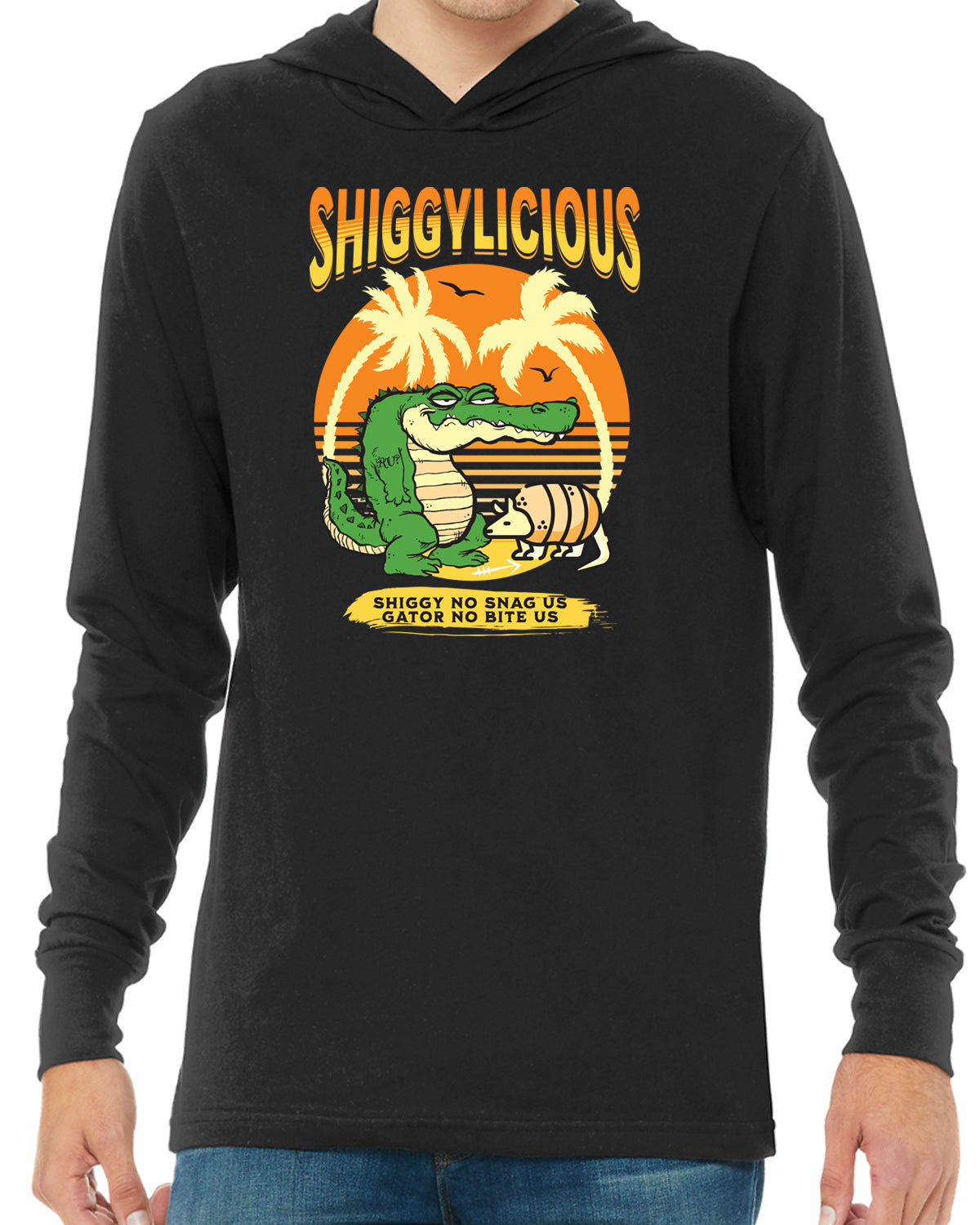 Shiggylicious GATOR Airlume T-shirt Hoodie