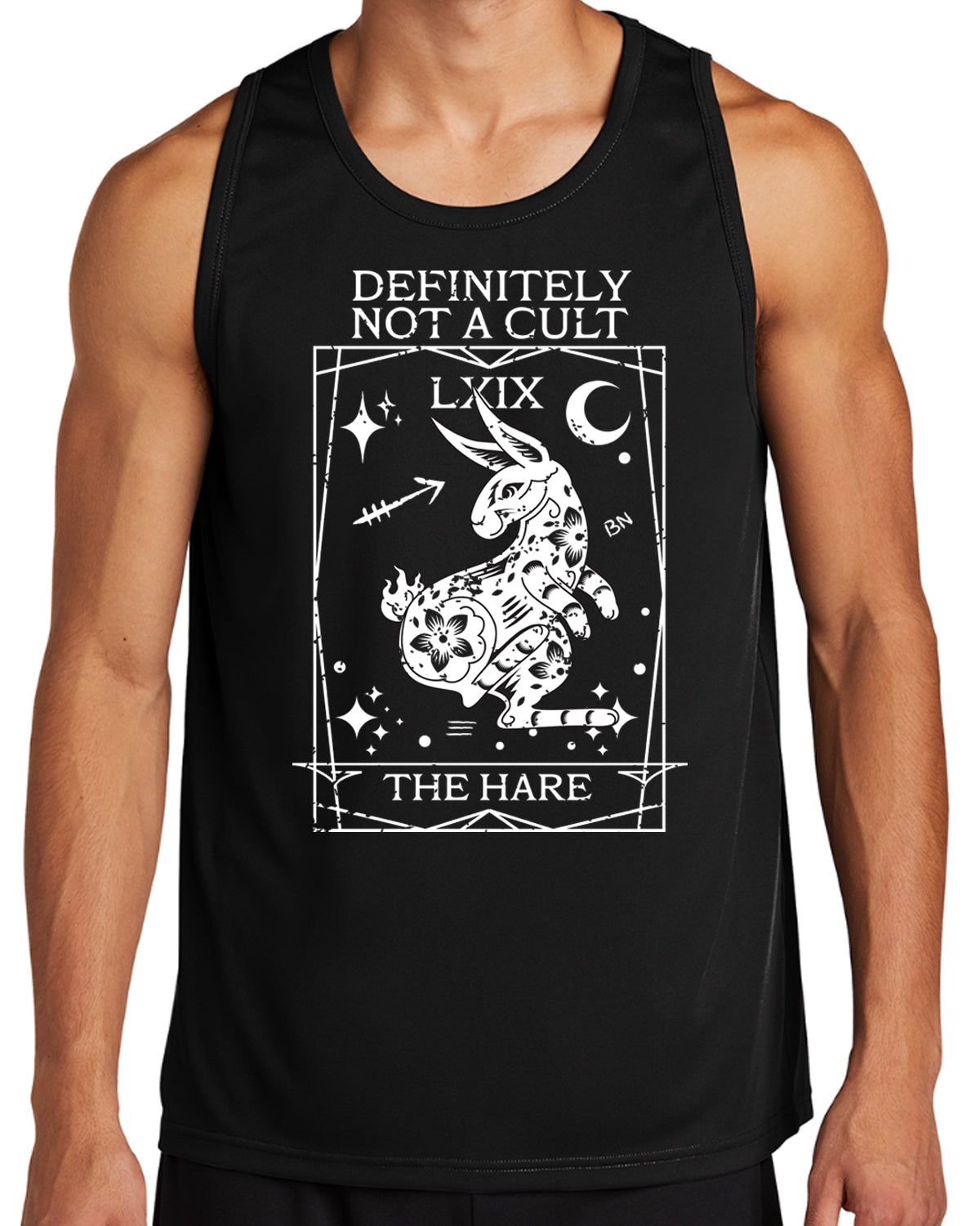 The HARE Tarot - Not a Cult Men's Sport-Tek Tank