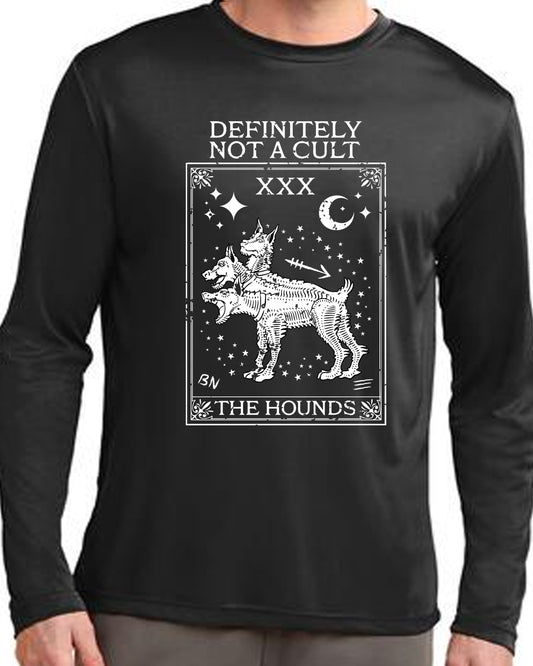 The HOUNDS Tarot - Not a Cult Sport-Tek Performance Tee - Long Sleeve