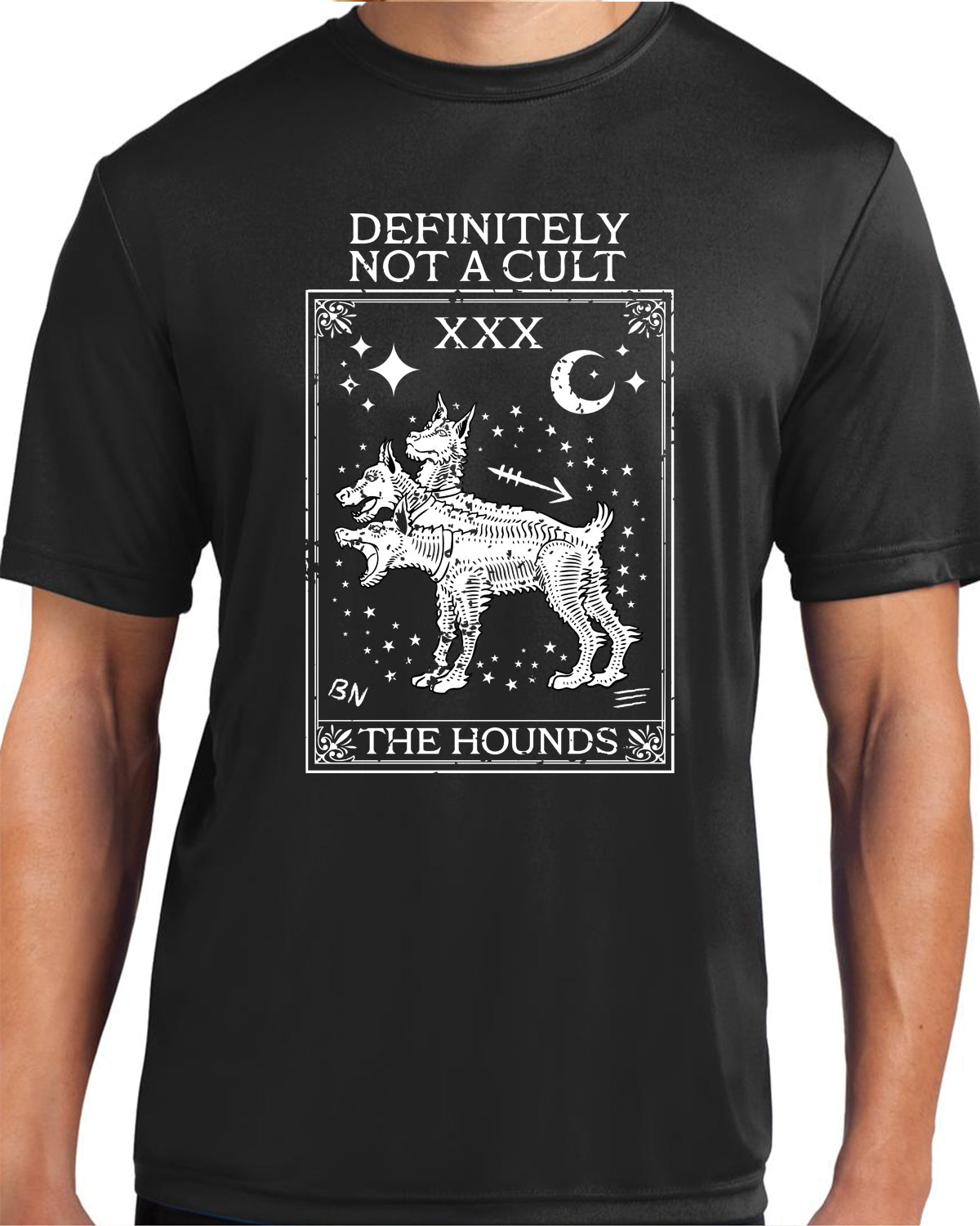 The HOUNDS Tarot - Not a Cult Sport-Tek Performance Tee - Short Sleeve