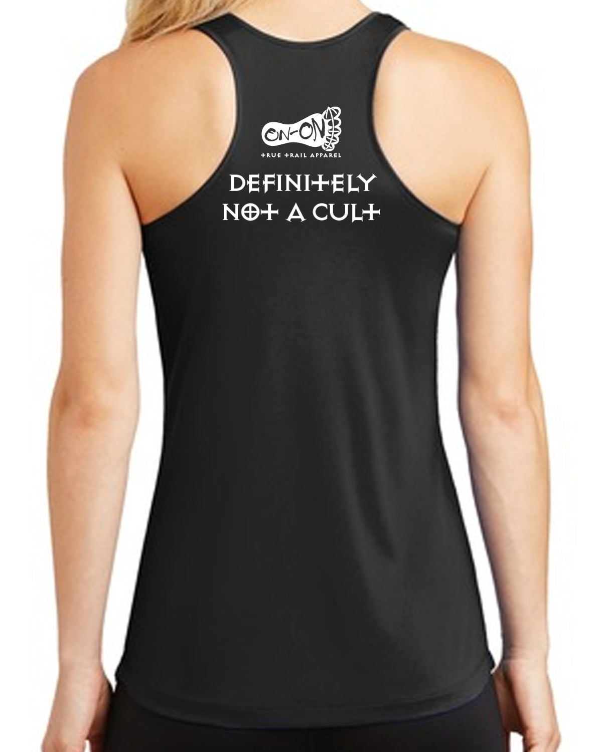 One of Us! - Not a Cult Ladies Sport-Tek Racerback Tank