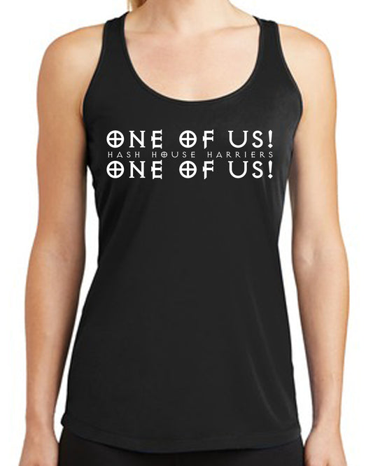 One of Us! - Not a Cult Ladies Sport-Tek Racerback Tank