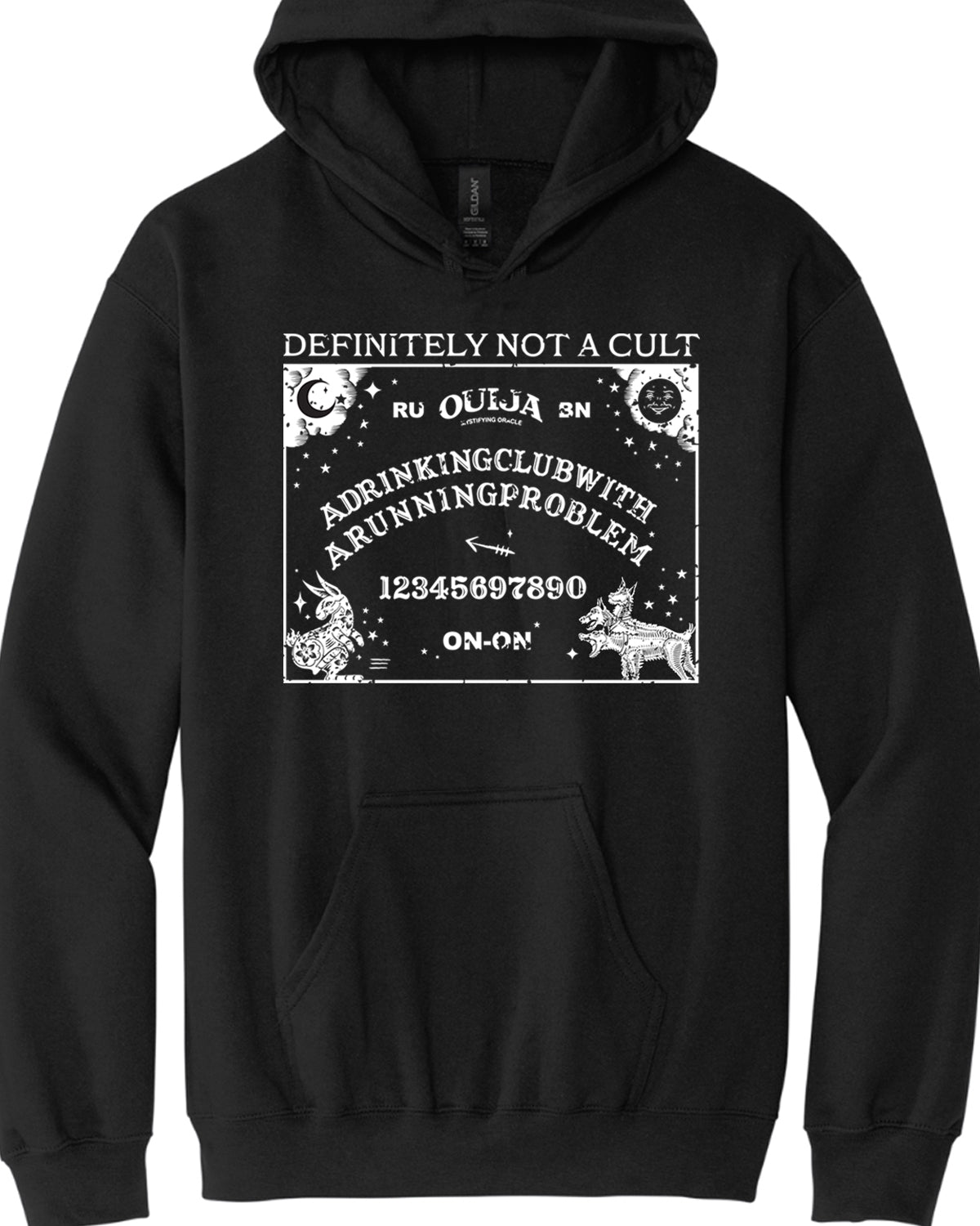 Hash Ouija Board - Not a Cult Softstyle Pullover Hoodie