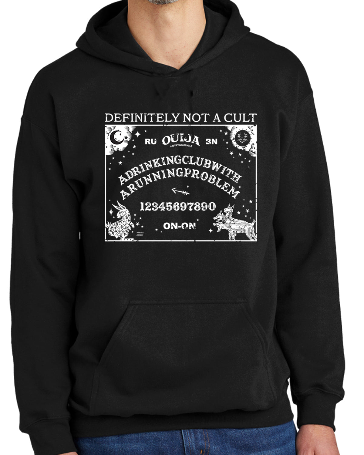 Hash Ouija Board - Not a Cult Softstyle Pullover Hoodie