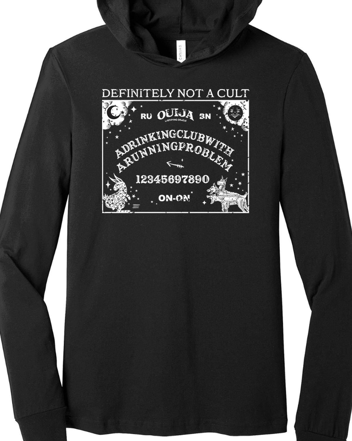 Hash Ouija Board - Not a Cult Airlume T-shirt Hoodie