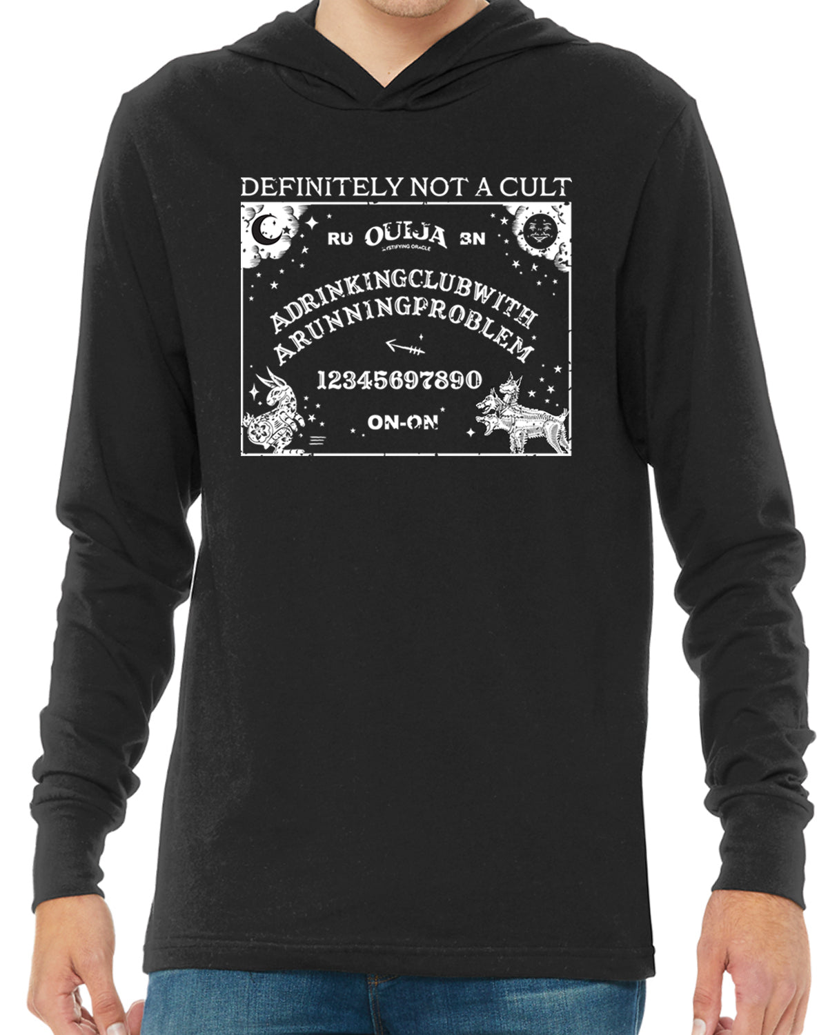 Hash Ouija Board - Not a Cult Airlume T-shirt Hoodie