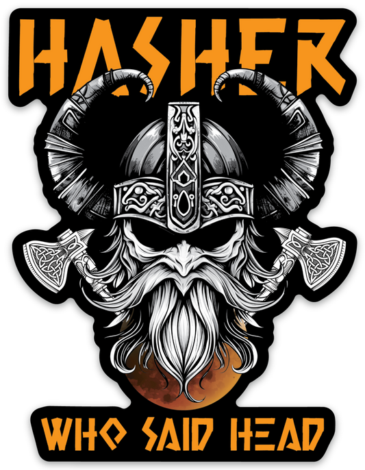 Viking Hasher Vinyl Sticker