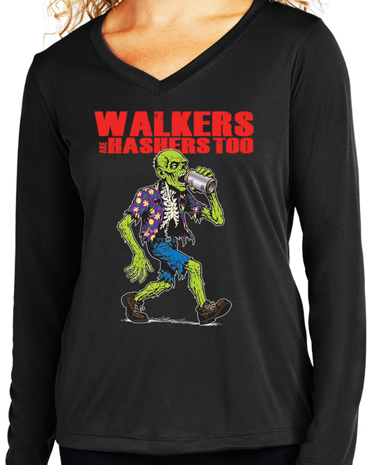Walkers are Hashers Ladies V LS