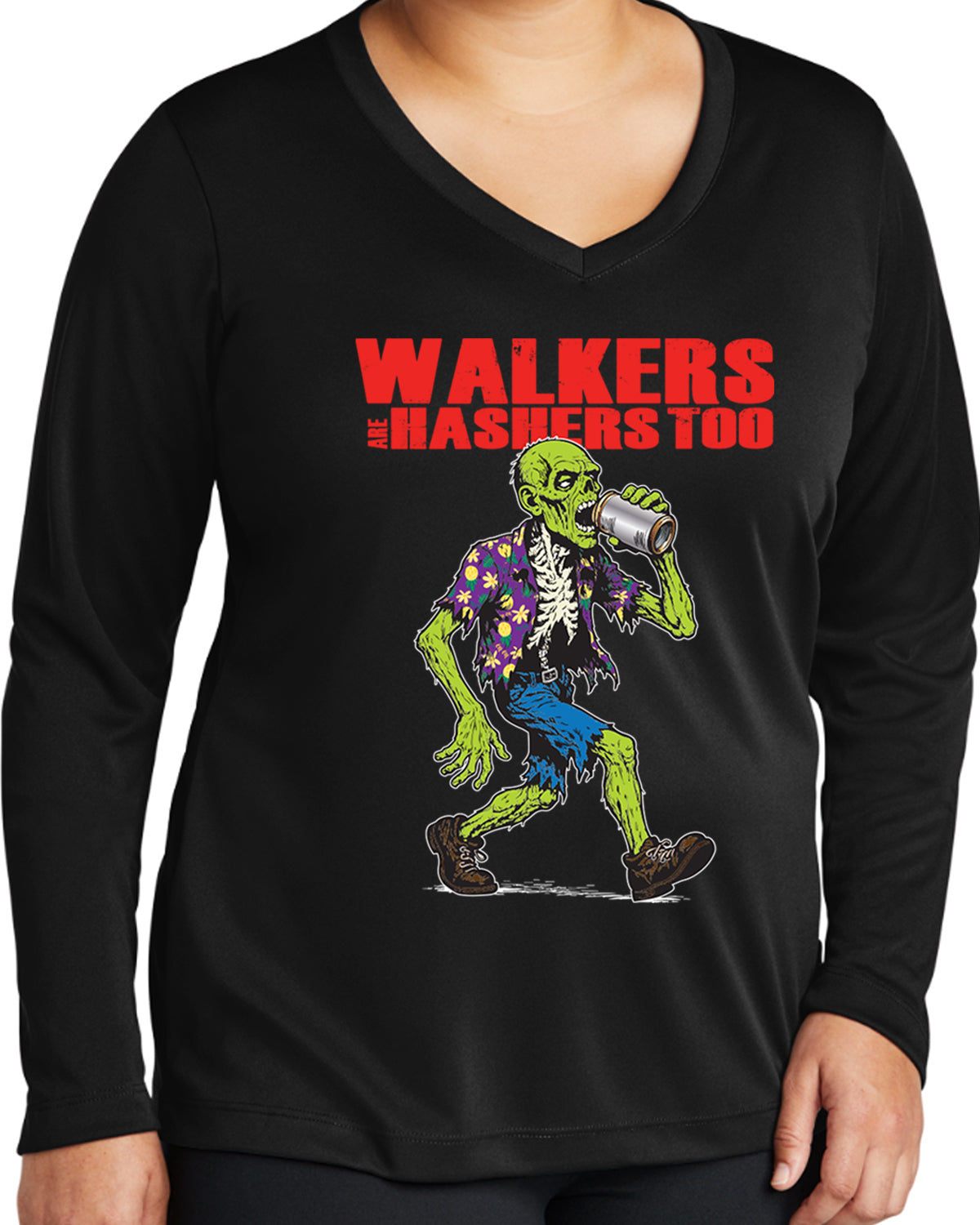 Walkers are Hashers Ladies V LS